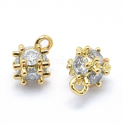 Breloques en laiton&nbsp;ZIRC-J040-40G-NR