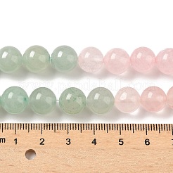 Chakra natürliche gelbe Jade & Bergkristall & grüner Aventurin & Rosenquarz & Karneol & Sodalith & Amethyst Perlenstränge&nbsp;G-NH0002-E03-10mm