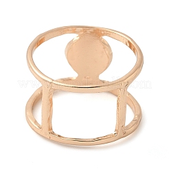 Bague ronde en alliage avec turquoise pour femme&nbsp;FS-WGC40FF-05