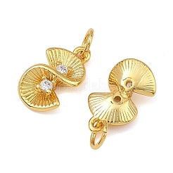Messing micro pave klar zirkonia charme&nbsp;KK-F941-24G