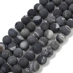Druzy naturale perline agata fili&nbsp;G-NH0024-A01-10mm