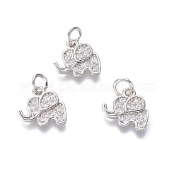 Colgante micropavé cubic zirconia de latón&nbsp;KK-G374-26