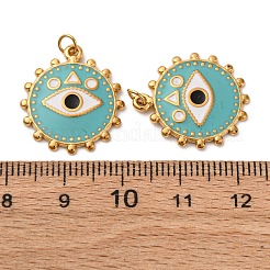 304 Edelstahl-Emaille-Anhänger&nbsp;STAS-U061-35G-01