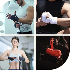 6 pz. 3 colori di benda da boxe in cotone&nbsp;AJEW-CN0004-44