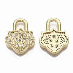 Colgante micropavé cubic zirconia de latón&nbsp;ZIRC-T014-001-NF