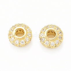 Perline zirconi micro pave  in ottone&nbsp;KK-P228-56G