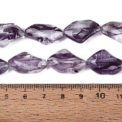 Chapelets de perles vernissées manuelles&nbsp;LA-N046-02D