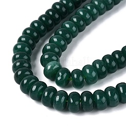 Chapelets de perles de jade blanche naturelle&nbsp;G-Q613-01F-06