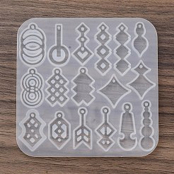 Stampi in silicone pendenti&nbsp;X1-AJEW-S041-03B