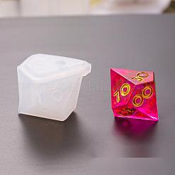 Moldes de dados de silicona&nbsp;X-DIY-L021-28