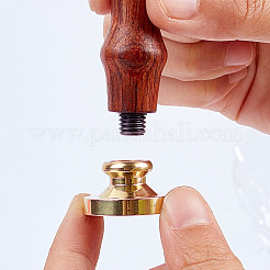 Joint de cire tête de timbre en laiton&nbsp;AJEW-WH0209-704