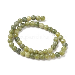 Hebras de cuentas de jade del sur de China natural&nbsp;G-K287-20-8mm