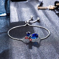 Umweltfreundliche galvanische Messingschieberarmbänder&nbsp;BJEW-EE0005-10P