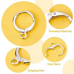 25 paio di orecchini a cerchio in ottone&nbsp;KK-CN0001-84