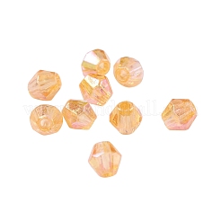 Ab farbbeschichtete umweltfreundliche transparente Acrylperlen&nbsp;TACR-X0001-03-4mm