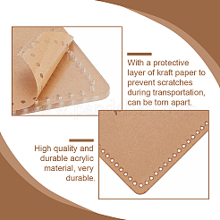 DIY handgemachtes Acryl-Geldbörsenkarten-Vorlagenset&nbsp;DIY-WH0430-588