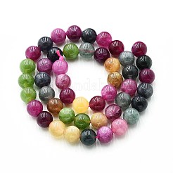 Chapelets de perles de quartz naturel&nbsp;G-N355-8mm-35