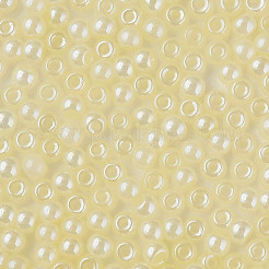 6/0 perle di semi di vetro imitazione giada&nbsp;SEED-N004-006-12