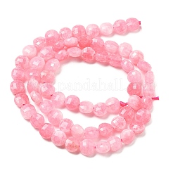 Gefärbt natürlichen weißen Jade Perlen Stränge&nbsp;G-C179-A6mm-02