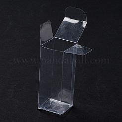 Emballage cadeau rectangle en plastique transparent pvc&nbsp;CON-F013-01A