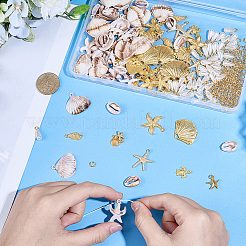 DIY-Sets zur Herstellung von Halsketten/Armbändern mit Meeresmotiven&nbsp;DIY-SP0006-30