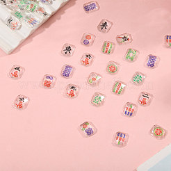 100 Stück Harz Cabochons&nbsp;MRMJ-CA0001-58