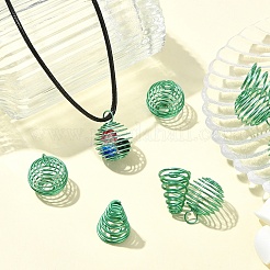20 Stück 2 Stile Eisen Spiralperlen Anhänger&nbsp;FIND-YW0007-44