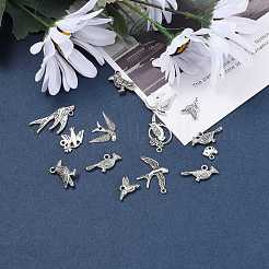 Pendentifs en alliage de style tibétain&nbsp;TIBEP-MSMC021-05AS