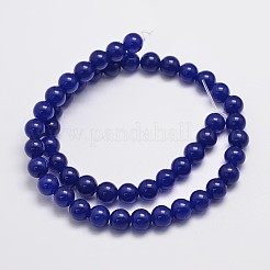 Natürliche und gefärbte Perle Malaysia Jade Stränge&nbsp;X-G-A146-8mm-A22