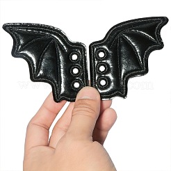 2 Paar Halloween-Schuhschnalle aus Kunstleder für DIY-Schuhzubehör&nbsp;AJEW-DJ0004-50