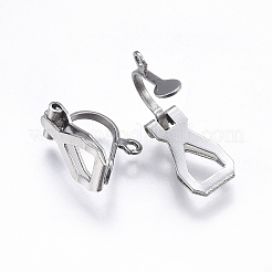 Anlaufgeschützte Ohrclips aus Edelstahl 304&nbsp;LS-STAS-E437-36P