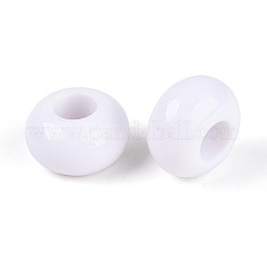 Opake Acryl european Perlen mit großer Loch&nbsp;SACR-N019-03K