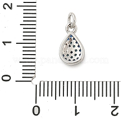 Ottone micro spianare pendenti zirconi&nbsp;KK-U056-09P