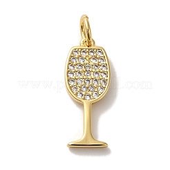 Messing Micro Pave kubische Anhänger&nbsp;LS-KK-U027-07G-01