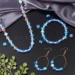 Chapelets de perles en pierre de lune synthétique&nbsp;G-AR0002-40G