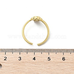 Offene Manschettenringe mit klarem Zirkonia&nbsp;RJEW-A061-03G