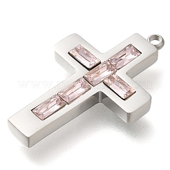 Strass-Anhänger aus Edelstahl 304&nbsp;STAS-P369-14P-03