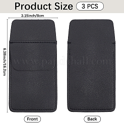 Estuche rectangular de cuero para bolígrafos&nbsp;DIY-WH20007-276I
