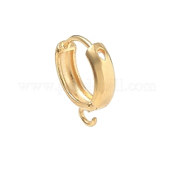 Risultati dell'orecchino a cerchio grosso in ottone ecologico con placcatura a cremagliera&nbsp;KK-D075-02G-RS-1