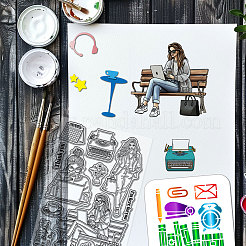DIY Scrapbooking Werkzeugsets zum Thema Frau&nbsp;DIY-GL0003-266