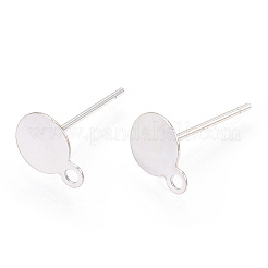 925 Sterling Silber Ohrstecker Fassungen&nbsp;STER-T005-02A