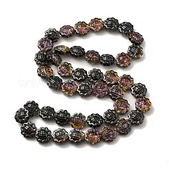 Trasparenti perle di vetro placca fili&nbsp;GLAA-G098-04G