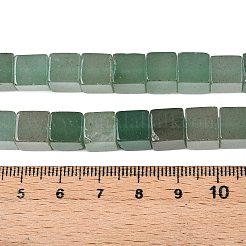 Natürlichen grünen Aventurin Perlen Stränge&nbsp;G-T139-8x8-36A