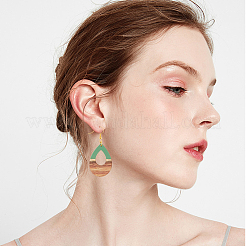 Kits de fabrication de boucles d'oreilles bricolage&nbsp;RESI-OC0001-23