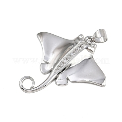 Pendentifs avec zircon cubiques à micro-pavés en laiton&nbsp;KK-A269-06P