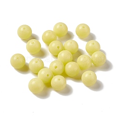 Leuchtende bonbonfarbene Glasperle&nbsp;LS-GLAA-E031-01B-08