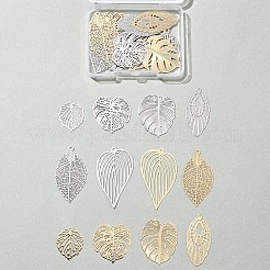 24pcs 12 Arten Messinganhänger&nbsp;KKC-FS0001-01