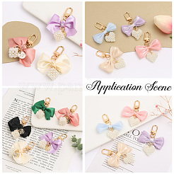 4 pièce 2 styles de décorations suspendues en alliage&nbsp;KEYC-SP0001-25C