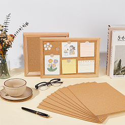 15 tablero de corcho autoadhesivo&nbsp;AJEW-BC0011-01