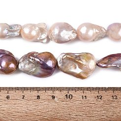 Perle baroque naturelle perles de perles de keshi&nbsp;PEAR-S019-05D-03
